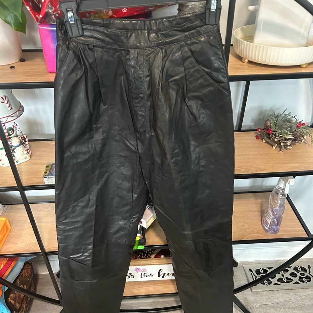 Genuine Leather Pants - Picture 1 of 9